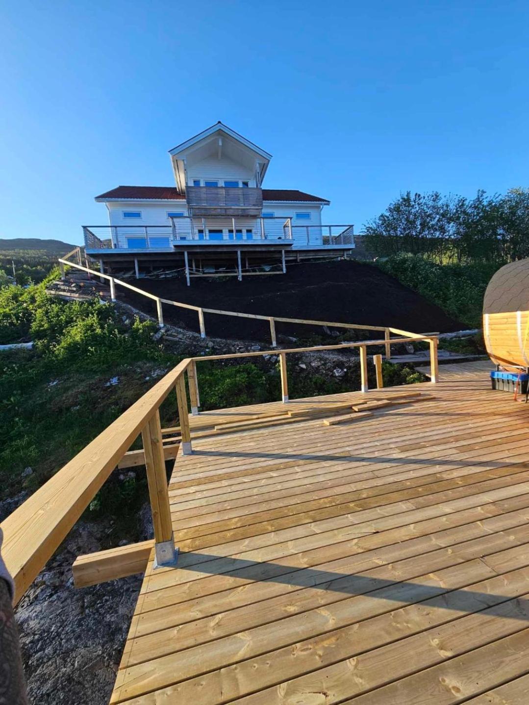 特罗姆瑟Kaldfjord Sea House别墅 外观 照片